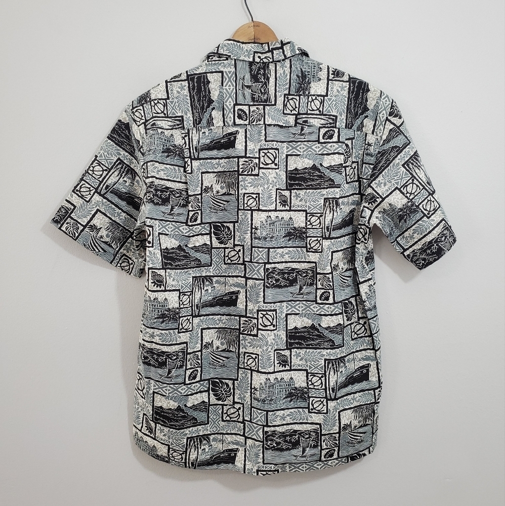 Vintage Hawaiian Togs Tropical Print Button Down Shirt - Picture 2 of 3